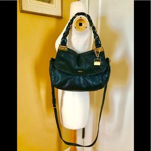 DKNY Logos 2 Ways Leather Crossbody bag